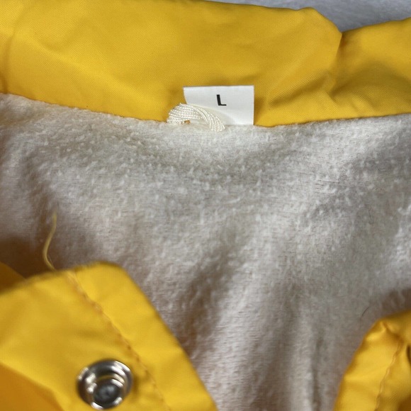 Coast Coast Paints Light Weight Jacket Men Sz L Yellow Hardware Store Vintage - Picture 6 of 13